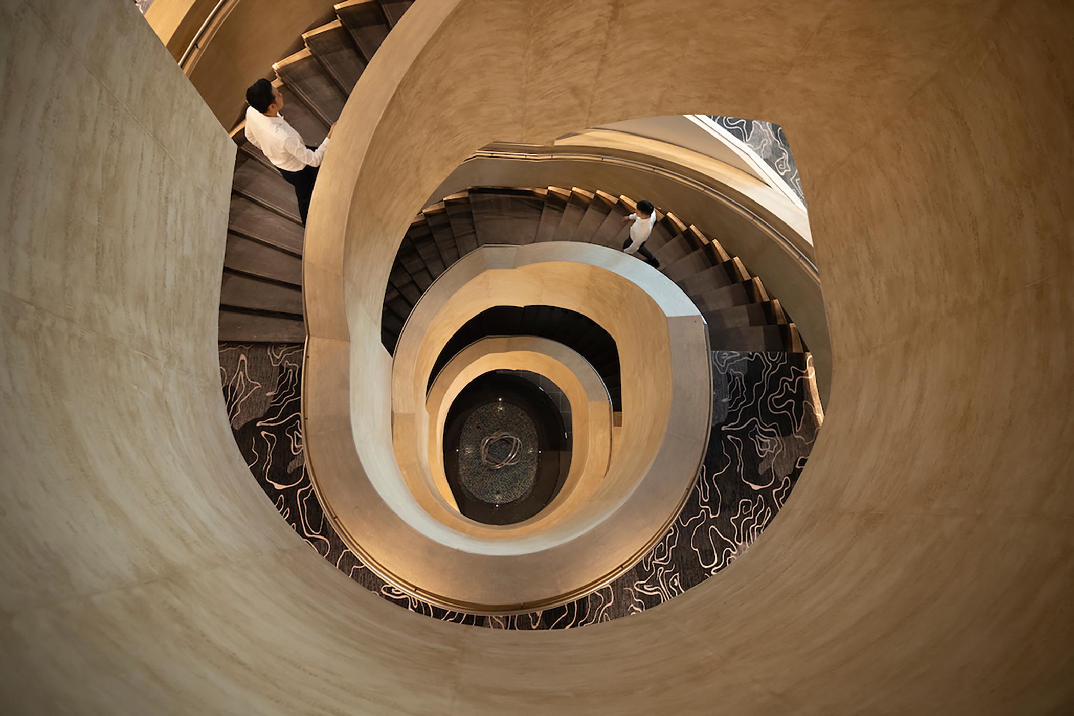 Dusit Thani Laguna סינגפור מראה חיצוני תמונה Spiral staircase