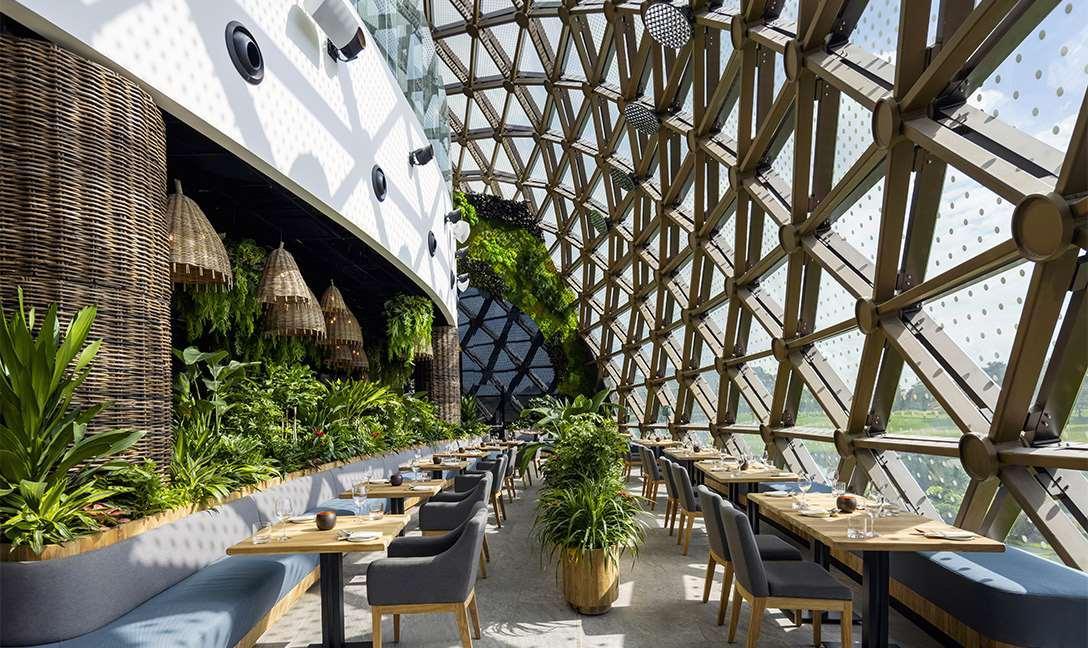 Dusit Thani Laguna סינגפור מראה חיצוני תמונה The interior of the restaurant