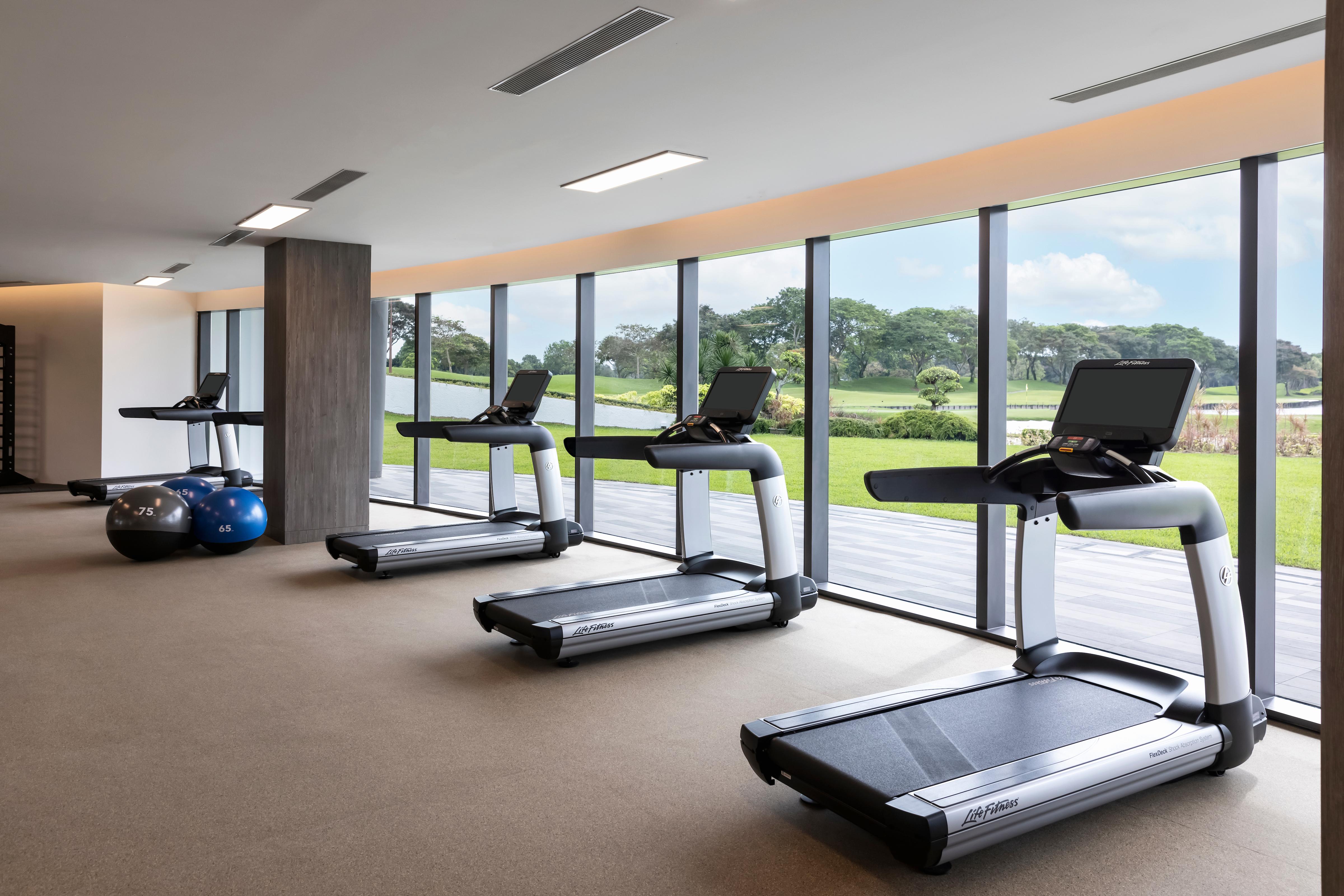 Dusit Thani Laguna סינגפור מראה חיצוני תמונה A gym at the hotel